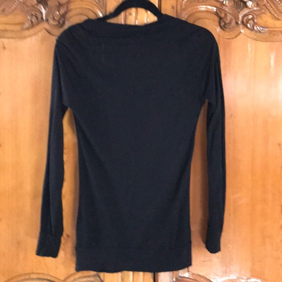 French Connection Black Scoop Neck Top - Picture 4 of 6